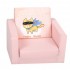 Rožinis foteliukas - "Super cat power"