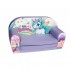 Violetinė Vaikiška minkšta sofa - "Ponis"
