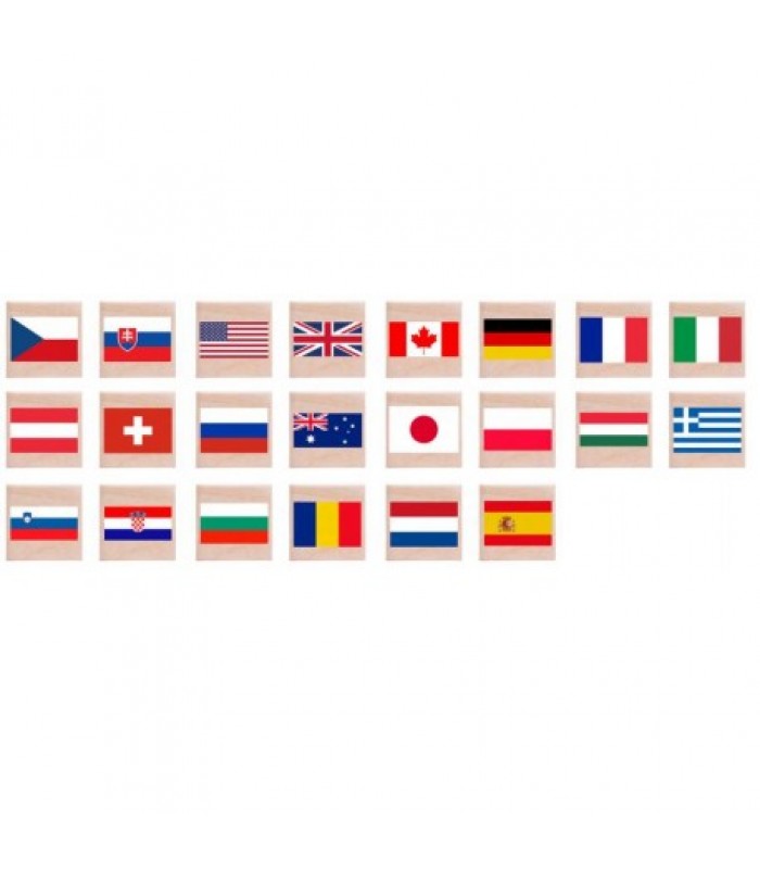 Atminties žaidimas "Pasaulio vėliavos"