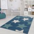 Mėlynas kilimas su žvaigždėmis