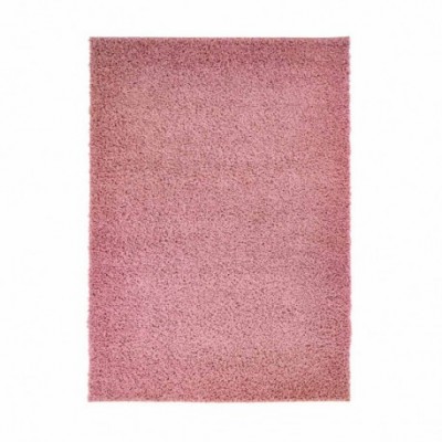 Rožinis minkštas kilimas "Shaggy"