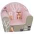 Rožinis foteliukas - "Miškas"