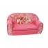 Rožinės spalvos sofa - "Šuniukai"