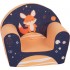 Oranžinis foteliukas - "Lapiukas"