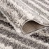Pilkas kilimas su baltomis juostelėmis - "Pulpy"