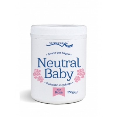 Neutral Baby rožių kvapo ryžių milteliai voniai, 220 g